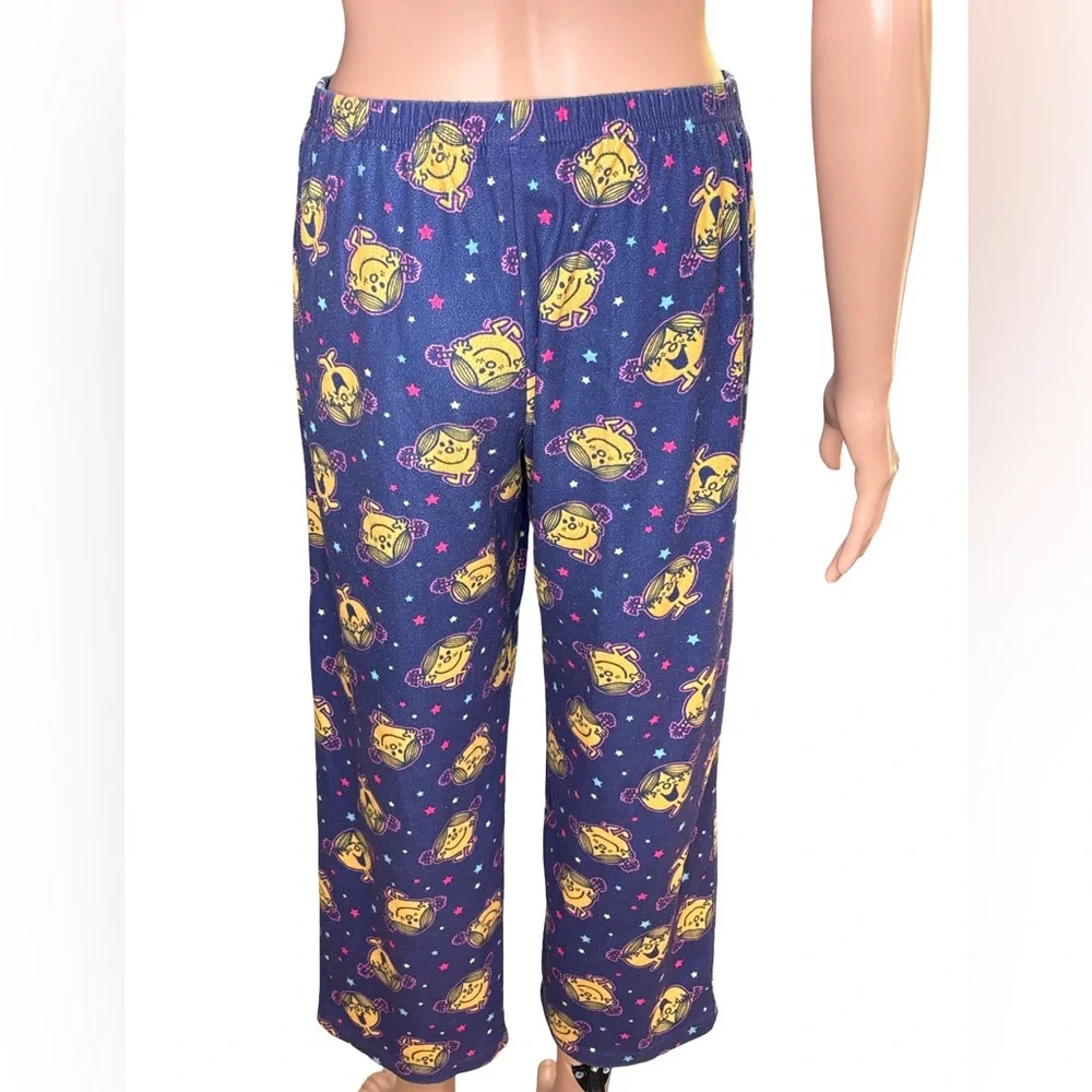 Navy Little Miss Sunshine Pajama Pants Small
